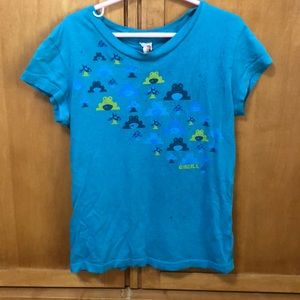 Turquoise Oh Neil shirt